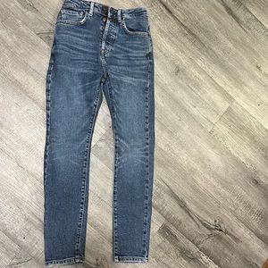 Forever 21 Button Up Denim Jeans Pants
